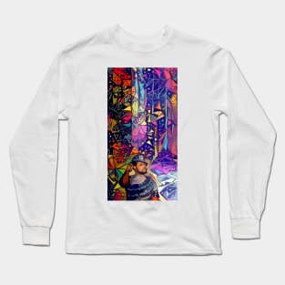 Abstract Schoolboy Q Long Sleeve T-Shirt